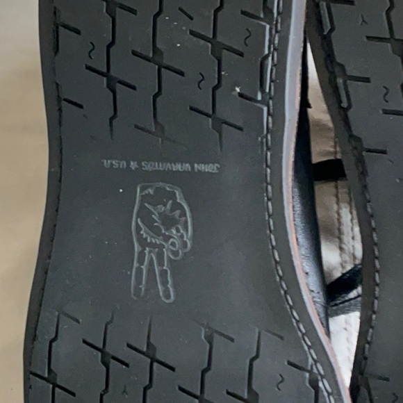 Men's Black Leather Shoes - Picture 4 of 6